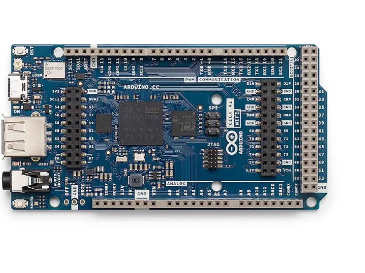 A*r様 動作確認済 R3 2200G/8GB/512GB Wi-Fi VBA Arduino GIGA R1 WiFi, 101 x 53mm, 3.3VDC Operating Voltage