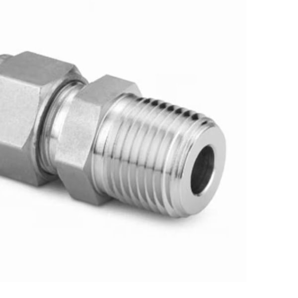 Stainless Steel Swagelok Tube Fitting, Male Connector, 10 mm Tube OD x 3/4 in. Male NPT.? SS-10M0-1-12?