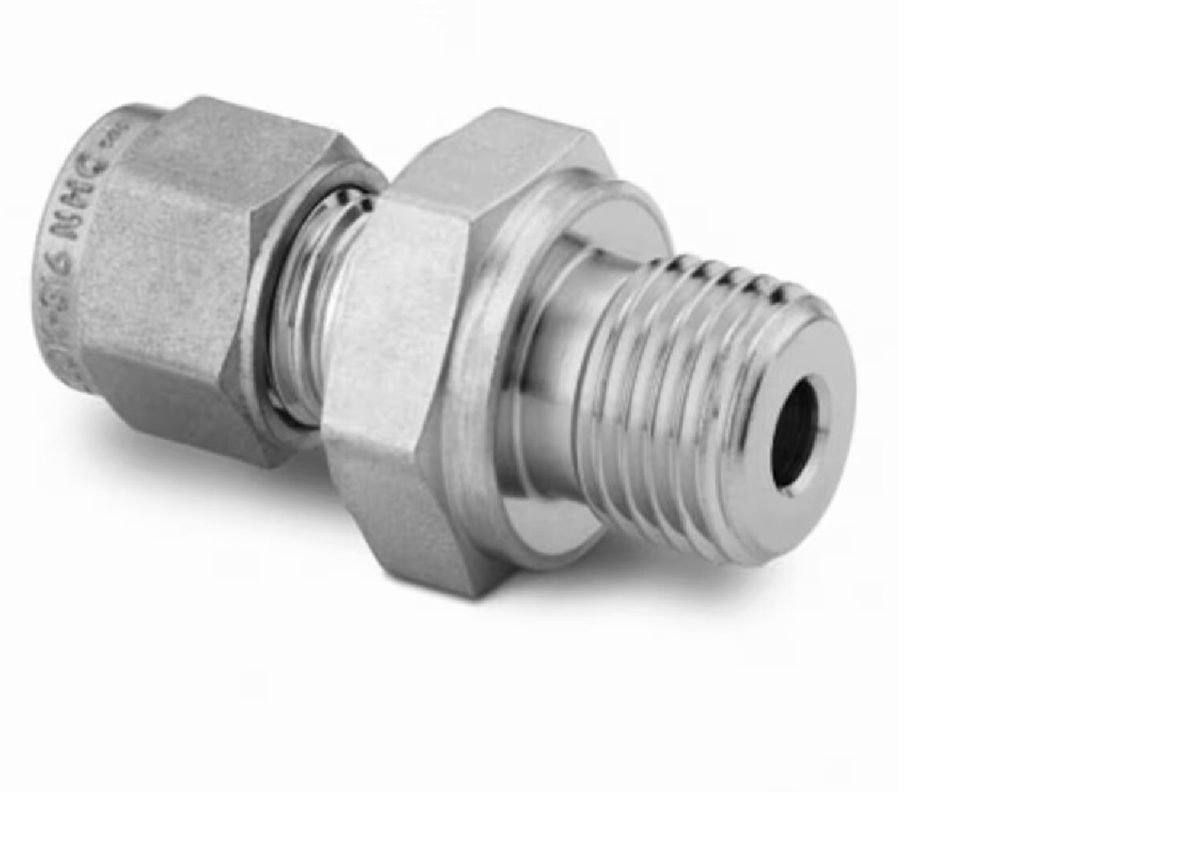 Parallel Tubular Connector Stainless Steel Swagelok Tube Fitting, Male Connector, 10 mm Tube OD x ...