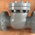 DBV 20" Swing Check Valve SS321 Class 300 RTJ BVC