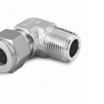 Stainless Steel Swagelok Tube Fitting, Male Elbow, 10 mm Tube OD x 1/4 in. Male NPT.  SS-10M0-2-4