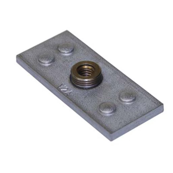 Twin-Support Metric Weld Plate, 37 mm (1.46 in.) Length 304-S1T-WPM Swagelok™