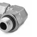 Stainless Steel Swagelok Tube Fitting, Positionable Male Elbow, 10 mm Tube OD x 1/4 in. Male ISO Parallel Thread. SS-10M0-2-4PR