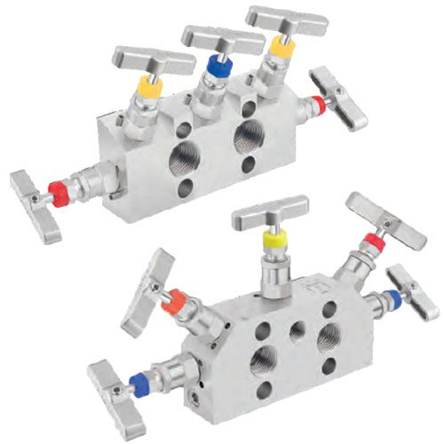 MVA 5-HANDLE ANGULAR MANIFOLD VALVE MVA5ASS2D WinSMART™