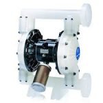 GRACO DT2911 Diaphragm Pump, Husky 1590, PTFE, 1-1/2" ANSI, 120 PSI
