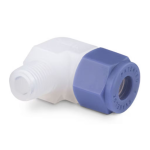 PFA Swagelok Tube Fitting, 90° Male Elbow, 3/8 in. Tube Fitting x 1/4 in. Male NPT PFA-620-2-4 Swagelok