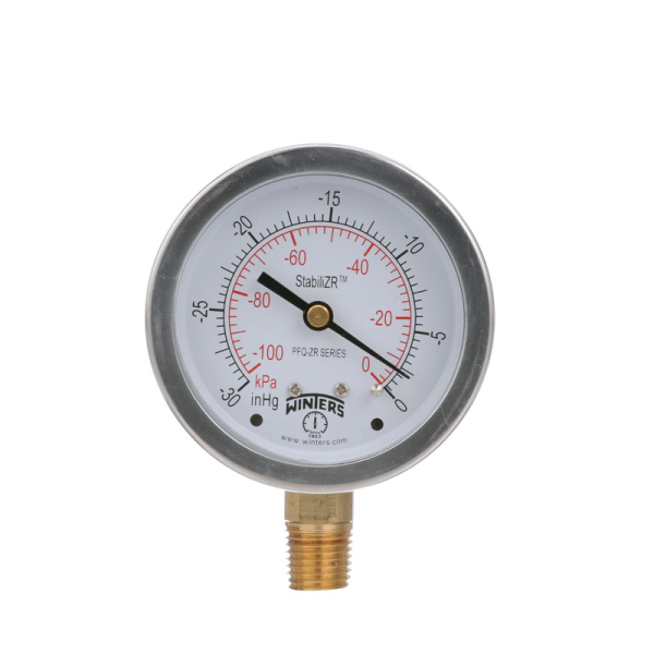 PFQ-ZR Stabilizr Stainless Steel Pressure Gauge PFQ898ZRR1 Winters Instrumentation