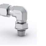 Stainless Steel Swagelok Tube Fitting, Male Elbow, 10 mm Tube OD x 3/4-16 Male SAE/MS Straight Thread.  SS-10M0-2-8ST