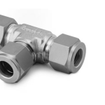 Stainless Steel Swagelok Tube Fitting, Reducing Union Tee, 10 mm x 10 mm x 6 mm Tube OD. SS-10M0-3-10M-6M