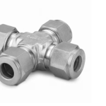 Stainless Steel Swagelok Tube Fitting, Union Cross, 10 mm Tube OD.  SS-10M0-4