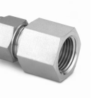 Stainless Steel Swagelok Tube Fitting, Female Connector, 10 mm Tube OD x 1/2 in. Female ISO Tapered Thread.  SS-10M0-7-8RT