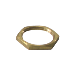 M20 brass locknut BLN20 for cable glands, corrosion resistant, 24mm across flats