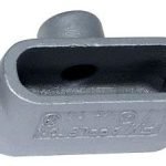 1/2 inch T-Type Grayloy-Iron conduit body by Appleton