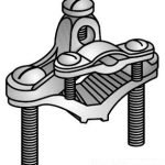 Appleton GCA10004B ground clamp for 1/2 to 1 inch conduit or pipe