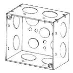 EGS Appleton 4SD1 4" square electrical box 2-1/8" deep with 1" KO