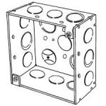 EGS Appleton 4SSPLDR 4" drawn square metallic electrical box