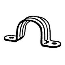 Appleton CF500 2-hole conduit strap zinc plated steel