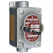 EGS Appleton EDS175F1 20A single-pole explosion-proof tumbler switch for hazardous locations