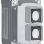 EGS Appleton EFDCB175U2 push button station with 3/4" size and 2-circuit feed-thru