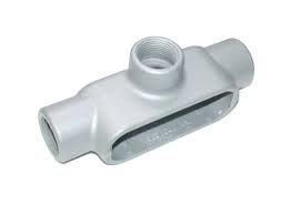 1 inch T-Type Grayloy Iron conduit body by O/Z-Gedney