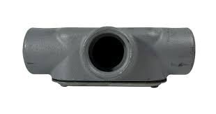 1-1/2 inch T-Type Grayloy iron conduit body by EGS Appleton