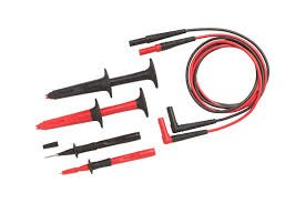 Fluke TL220 SureGrip industrial test lead set with ergonomic grips