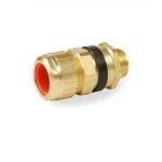 M20 brass cable gland by Hawke International, certified ATEX IECEx UKEX, part number HBG453UM04B1XXX