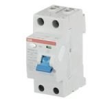 ABB F202 AC-25/0.3 Circuit Breaker with 2-pole 25A 0.3mA residual trip