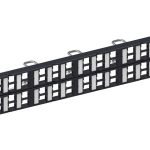 CommScope CPP-UDDM-M-2U-48 black 48-port patch panel for 19-inch rack