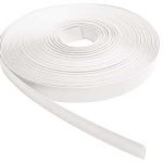 Image of white 6mm heat shrink tubing with 2:1 ratio, supplied in 200m roll