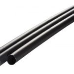 Image of black 6mm heat shrink tubing, 200m roll, flame-retardant and flexible