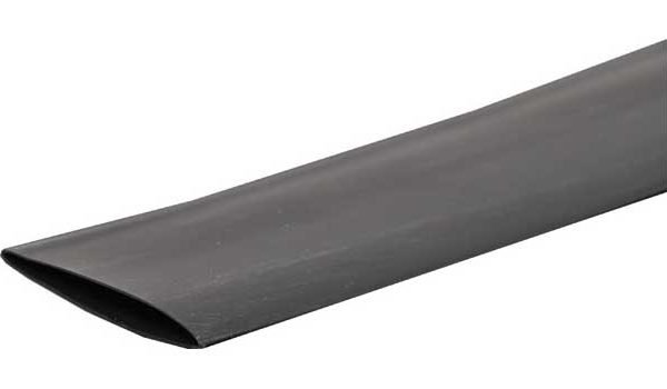 Image of black 12mm heat shrink tubing, 100m roll, flame-retardant