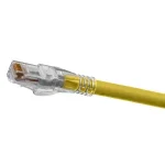 Firm Metals Ascent CAT6A Plenum Patch Cord HC6AY15P 15 ft yellow Ethernet cable