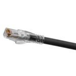 Firm Metals Ascent CAT6A Plenum Patch Cord HC6ABK15P 15 ft black Ethernet cable
