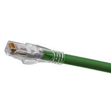 Firm Metals Ascent CAT6A Plenum Patch Cord HC6AGN10P 10 ft green Ethernet cable
