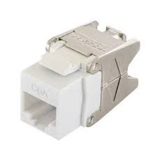 Firm Metals HJU6A CAT6A Universal Jack HJU6AW white 10G Ethernet connector