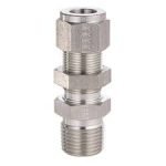 Parker NPT Male Bulkhead Connector 8MBC8N-316