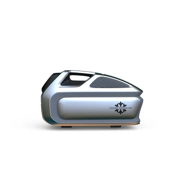 Image of Zero Breeze Mark 3 portable air conditioner, part number ZBMARK3-PLUS, showing compact design and control features