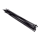 Image of 250mm PVC cable ties used for cable bundling and securing