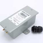 Image of MAMAC Differential Pressure Sensor, part number PR-274-R7-VDC, showing enclosed housing and specifications