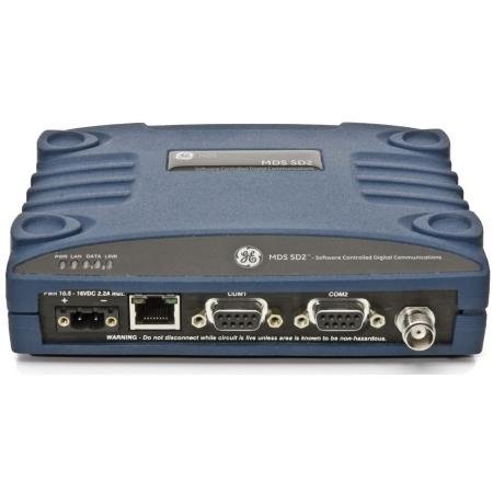 Image of GE UHF telemetry radio, part number SD02, for SCADA and remote monitoring
