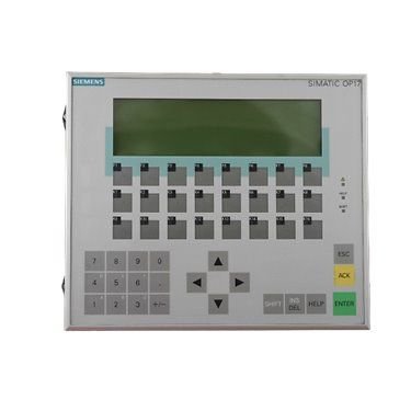 Image of Siemens OP17/DP operator panel, part number 6AV3617-1JC20-0AX1, with LC display and PROFIBUS support