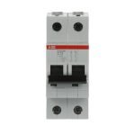 Image of ABB Miniature Circuit Breaker, part number 2CDS272001R0134, showing design and terminal layout