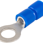Image of insulated ring-type cable lug for 2.5 mm² wire with bell-mouthed barrel