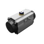 Air Torque AT101U-D-A pneumatic actuator with anodised aluminium housing and SIL 3 certification