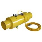 Image of Texas Pneumatic 8-inch Tornado Blower with 230V explosion-proof electric motor
