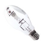 Image of PLUSRITE metal halide lamp, part number BS16-1557, showing ED28 bulb and EX39 base