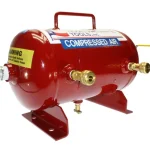 Image of Texas Pneumatic tank style air manifold, part number TX-3AMF, 2.5-gallon capacity