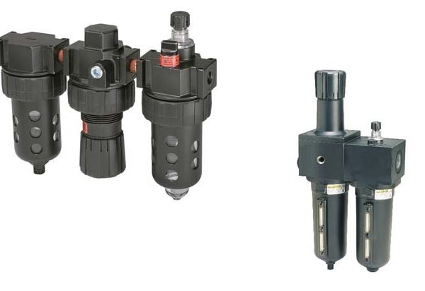 Parker Close Nippled Combinations 06A12A18A2BC FRL Unit
