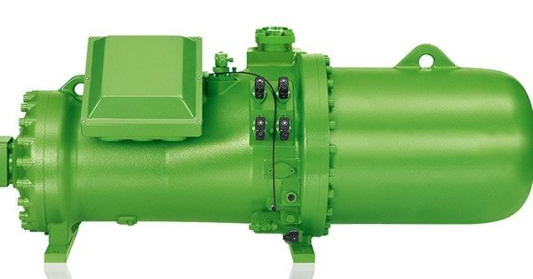 Bitzer semi-hermetic screw compressor CSH7553-70Y-40P, 275–400 PSI, 440–480 VAC